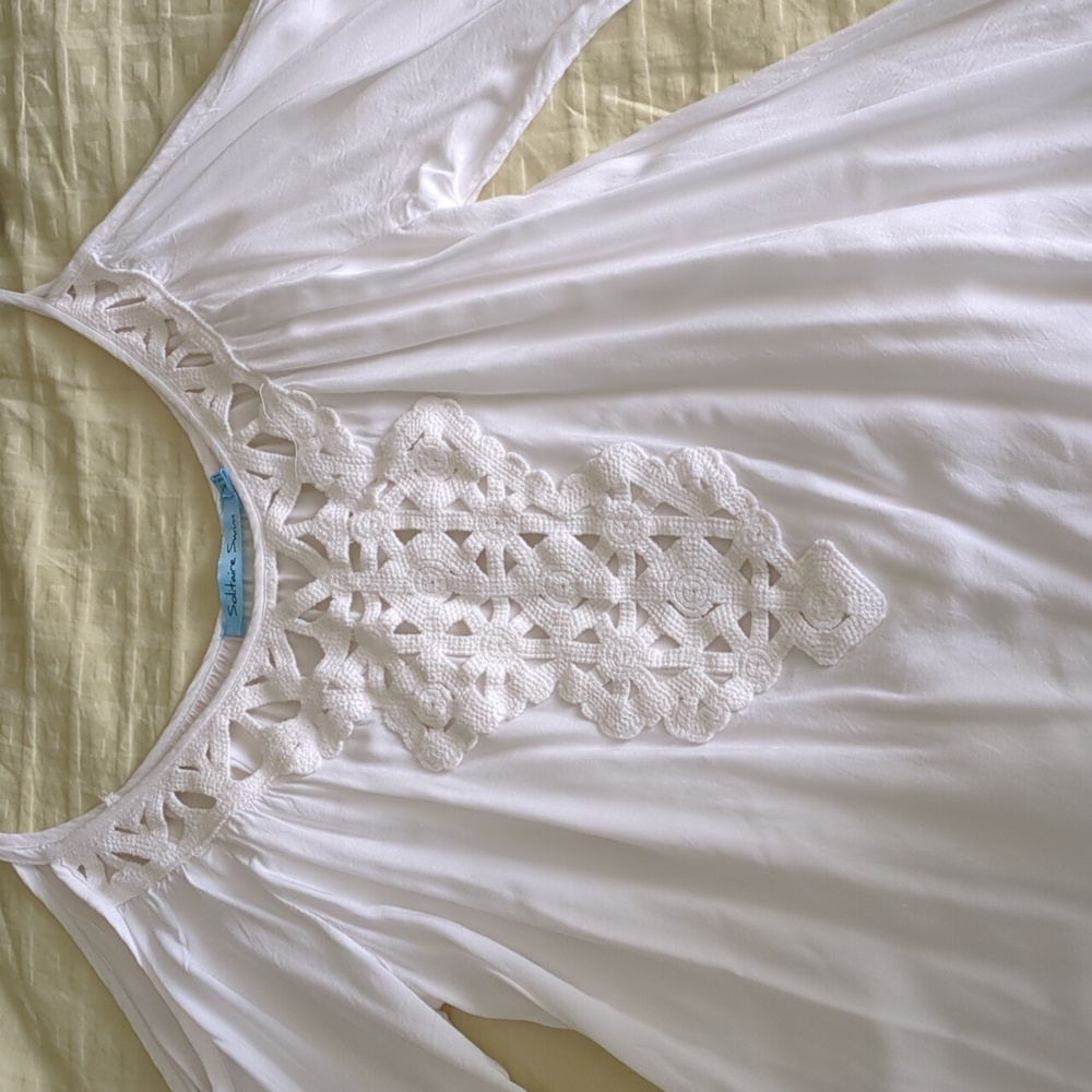 🏖️Solitaire Swim Cold Shoulder Beach / Swim Cover-up